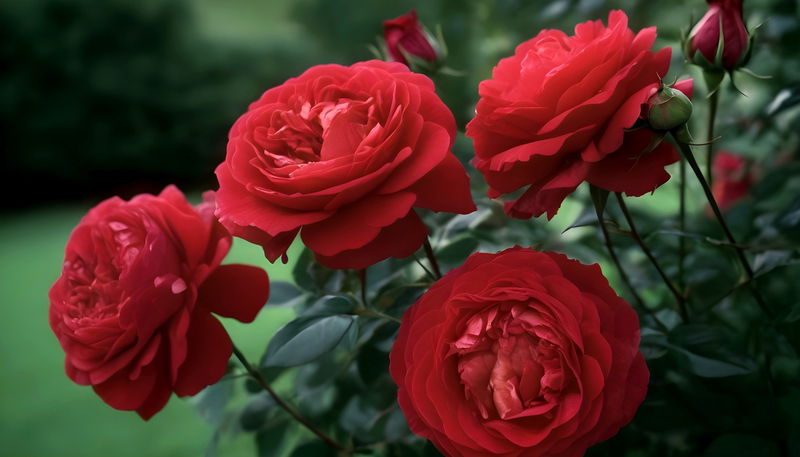 красные розы, доставка цветов, розы остина